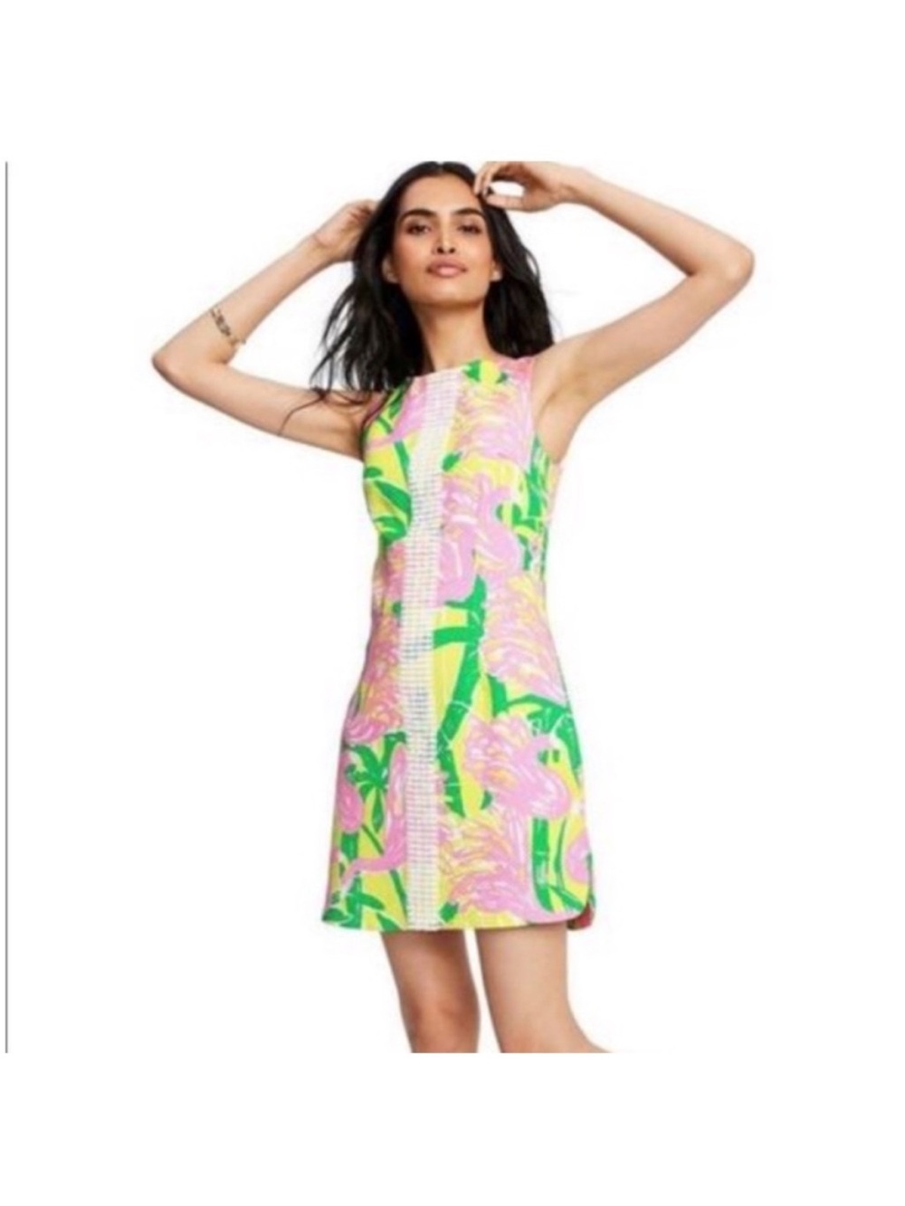 Lilly Pulitzer for Target Pink & Green Floral Mini Dress